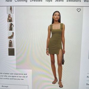 Reformation, Laurena knit dress